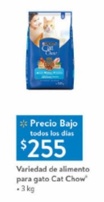 Variedad de alimento para gato Cat Chow 3 kg