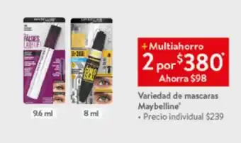 Variedad de mascaras Maybelline 2 por