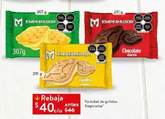 Walmart Variedad de galletas Emperador oferta