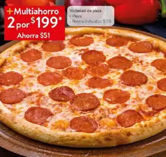 Variedad de pizza 2 por