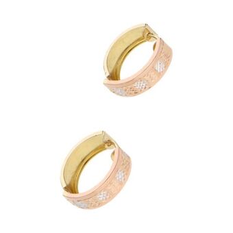 Nacional Monte de Piedad Arracadas articuladas en oro amarillo 14 kilates. oferta