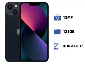PCEL Smartphone apple iphone 13: procesador chip apple a15 bionic neural engine, almacenamiento de 128gb, pantalla super retina xd oferta