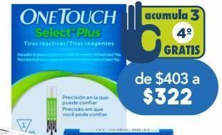 Farmacia San Pablo One touch select plus tiras reac c/50pzs oferta