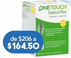 Farmacia San Pablo One touch lancetas delica c/100pza oferta