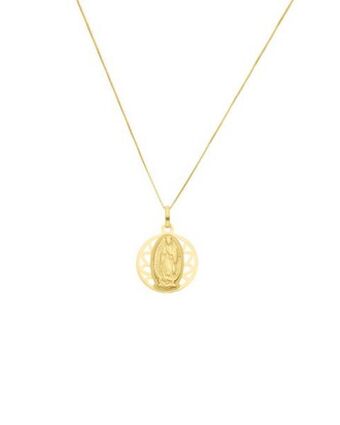 Joyerías Bizzarro Medalla de oro amarillo 14k sin cadena oferta