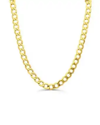Joyerías Bizzarro Cadena de oro 14 kilates para hombre barbada oferta