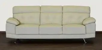 Muebles Dico Sofá 3 plazas de piel san marino marfil oferta