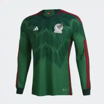 Jersey manga larga local authentic selección nacional de méxico