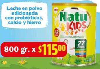 Farmacias Guadalajara Leche en polvo adicionada con probióticos, calcio y hierro 800gr oferta