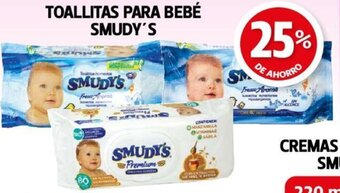 Farmacias Guadalajara TOALLITAS PARA BEBÉ SMUDY'S oferta