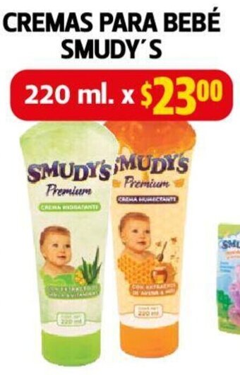 Farmacias Guadalajara CREMAS PARA BEBÉ SMUDY'S 220ml oferta