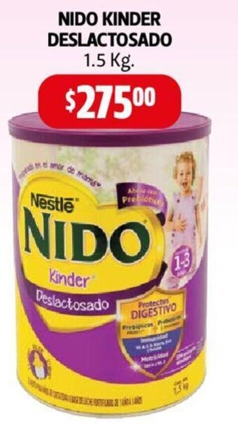 Farmacias Guadalajara NIDO KINDER DESLACTOSADO 1.5 Kg. oferta