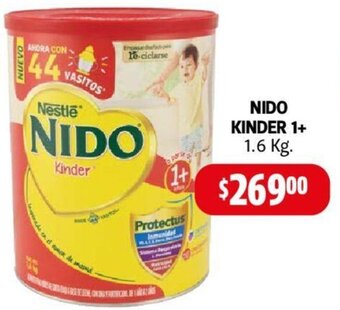 Farmacias Guadalajara NIDO KINDER 1+ 1.6 Kg. oferta