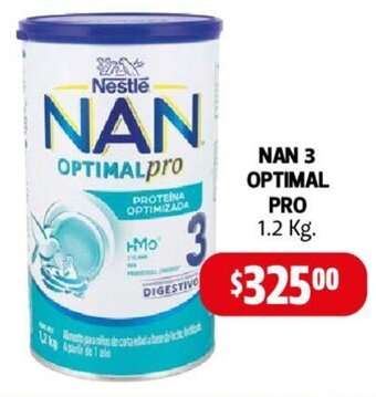 Farmacias Guadalajara NAN 3 OPTIMAL PRO 1,2kg oferta
