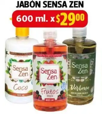 Farmacias Guadalajara JABÓN SENSA ZEN 600 ml. oferta