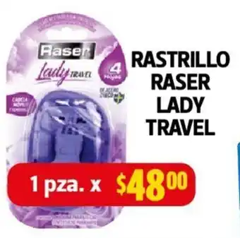 Farmacias Guadalajara RASTRILLO RASER LADY TRAVEL 1 pza oferta