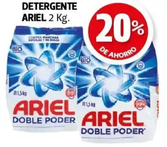 Farmacias Guadalajara DETERGENTE ARIEL 2 Kg. oferta