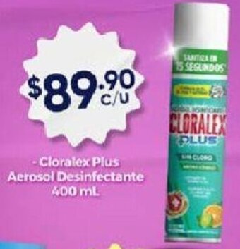 Farmacias Guadalajara - Cloralex Plus Aerosol Desinfectante 400 mL oferta