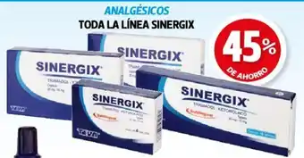 ANALGÉSICOS TODA LA LÍNEA SINERGIX