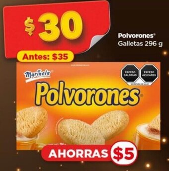 Bodega Aurrerá Polvorones Galletas 296 g oferta