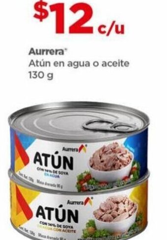 Bodega Aurrerá Aurrera Atún en agua o aceite 130 g oferta