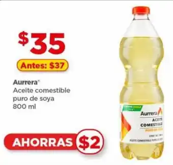 Bodega Aurrerá Aurrera Aceite comestible puro de soya 800 ml oferta