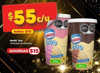 Bodega Aurrerá Nestlé® Duo Variedad de helados oferta