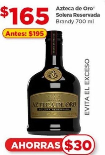Azteca de Oro Solera Reservada Brandy 700 ml