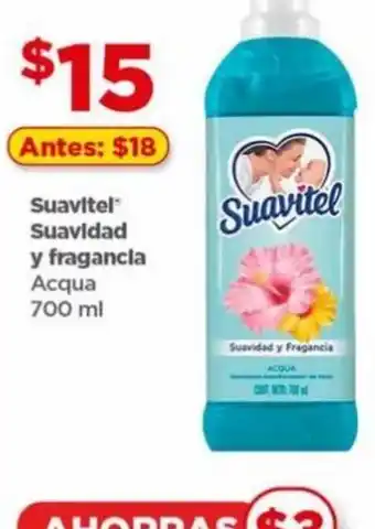 Bodega Aurrerá Suavitel Suavidad y fragancla Acqua 700 ml oferta