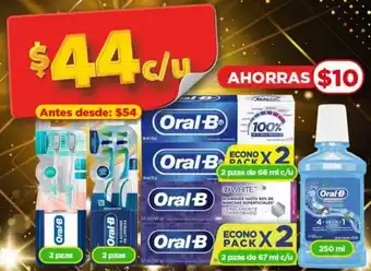 Bodega Aurrerá Oral-B 2pzas oferta