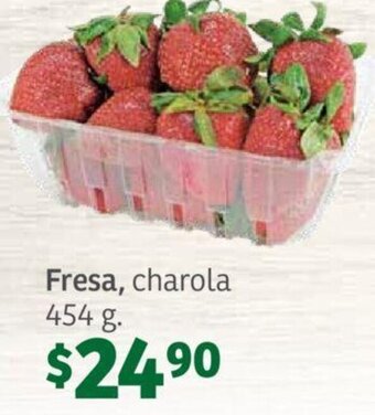 Soriana Híper Fresa, charola 454 g. oferta