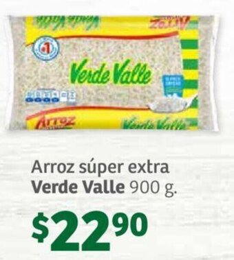 Soriana Híper Arroz súper extra Verde Valle 900 g. oferta