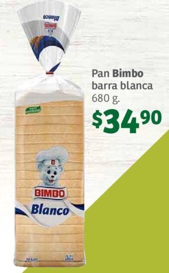Pan Bimbo barra blanca 680g