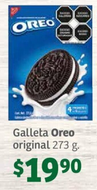 Soriana Híper Galleta Oreo original 273 g. oferta
