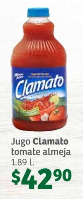 Jugo Clamato tomate almeja 1.89 L.