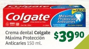 Soriana Híper Crema dental Colgate Máxima Protección Anticaries 150 ml. oferta