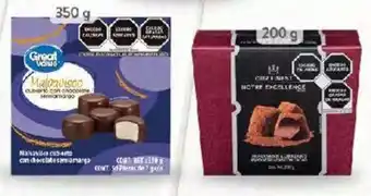 Walmart Trufas de chocolate Our Finest Notre Excellence® o Malvavisco cubierto con chocolate Great ValueⓇ oferta