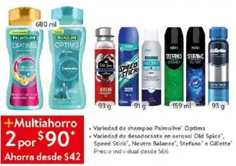 Walmart Variedad de shampoo Palmolive Optims oferta