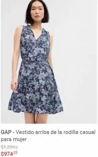 Liverpool GAP - Vestido arriba de la rodilla casual para mujer oferta