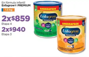 Chedraui En fórmula infantil Enfagrow® PREMIUM 2x1,5kg oferta