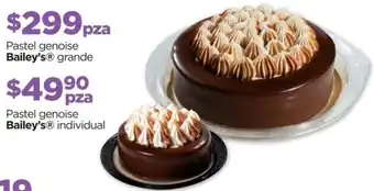 Chedraui Pastel genoise Bailey's® grande oferta