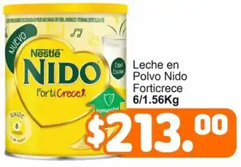 Merza Leche en Polvo Nido Forticrece 6/1.56Kg oferta