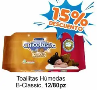 Toallitas Húmedas B-Classic, 12/80pz