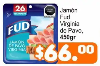 Merza Jamón Fud Virginia de Pavo, 450gr oferta