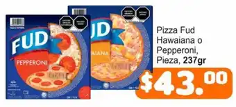 Merza Pizza Fud Hawaiana o Pepperoni, Pieza, 237gr oferta