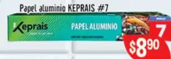 Papel aluminio KEPRAIS #7