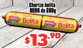 El Florido Chorizo bolita BURR de 200g oferta