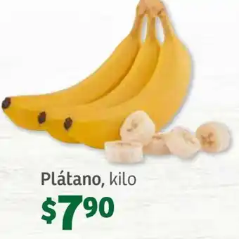 Soriana Súper Plátano, kilo oferta