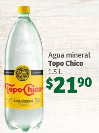 Soriana Súper Agua mineral Topo Chico 1.5 L oferta