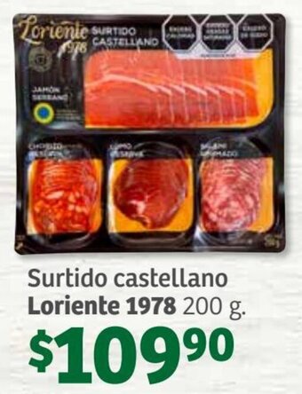 Soriana Súper Surtido castellano Loriente 1978 200 g. oferta